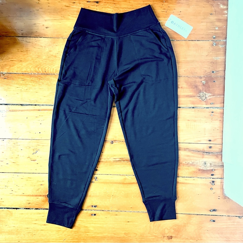 Athleta Coaster Jogger, Black, Size Small.